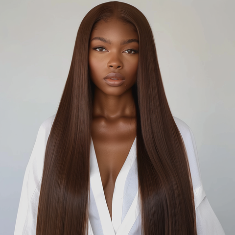 Aria 13x4.5 brown straight wig