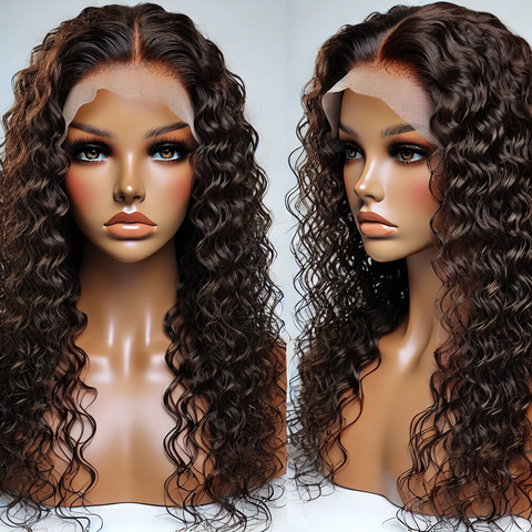 Haper 13x 4.5 curly brown wig