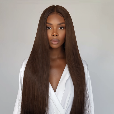 Aria 13x4.5 brown straight wig