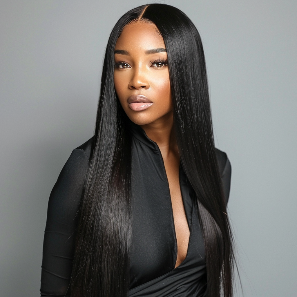 Ava 4x4 glueless straight wig