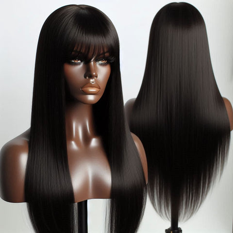 Shayda frange straight wig