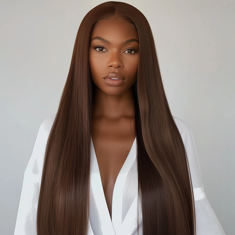 Aria 13x4.5 brown straight wig