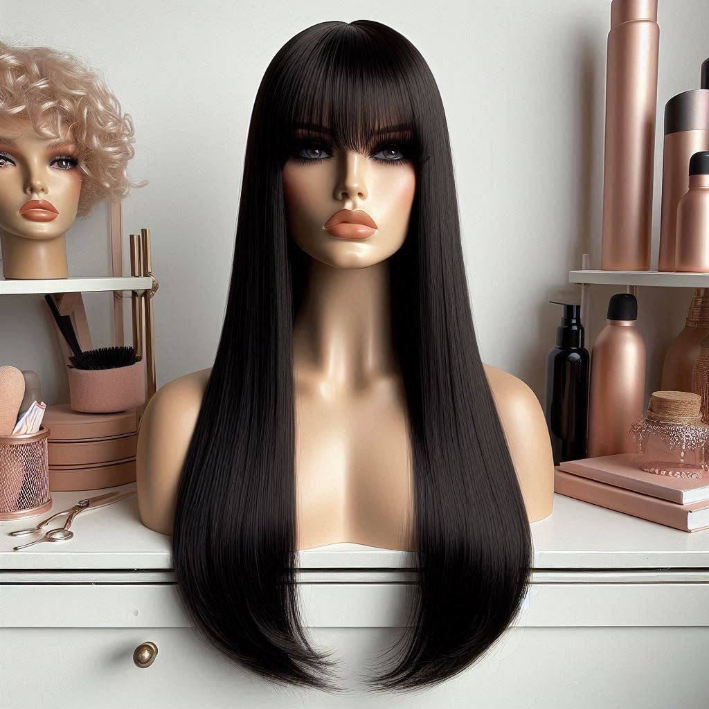 Shayda frange straight wig